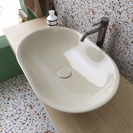 Vitruvit MILD Countertop Washbasin cm 58x40