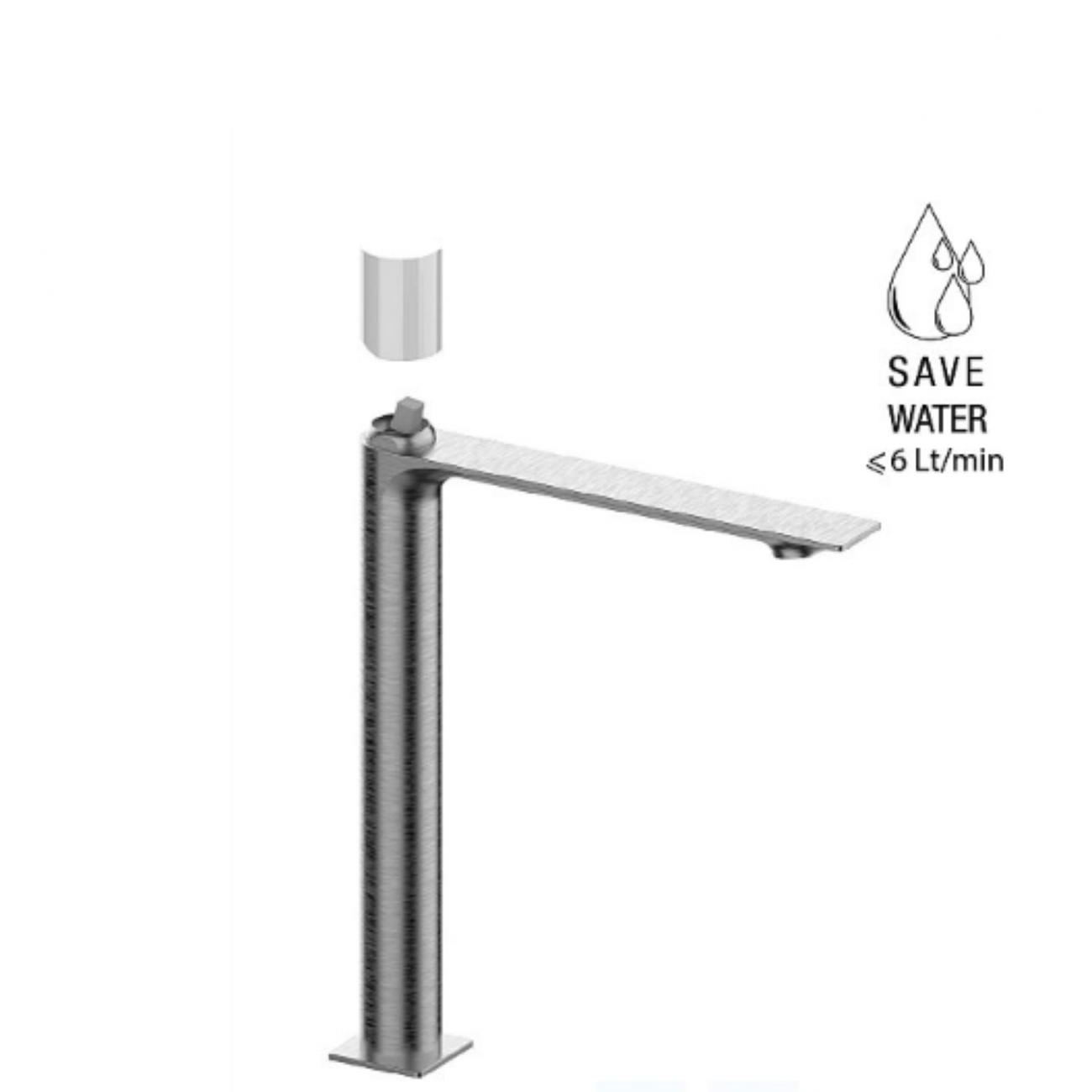 F.lli Frattini Narciso S, Monocomando lavabo modello alto senza scarico