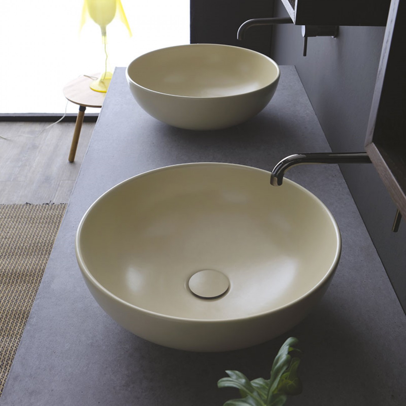 Vitruvit SKY Countertop Washbasin Ø 40cm