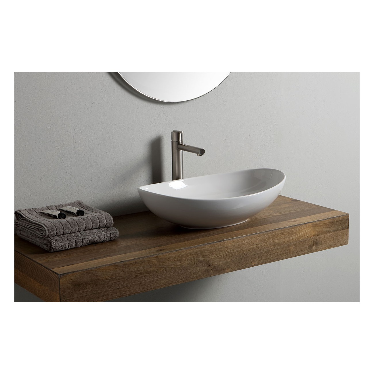 Vitruvit VESSEL Lavabo d'appoggio cm60x39