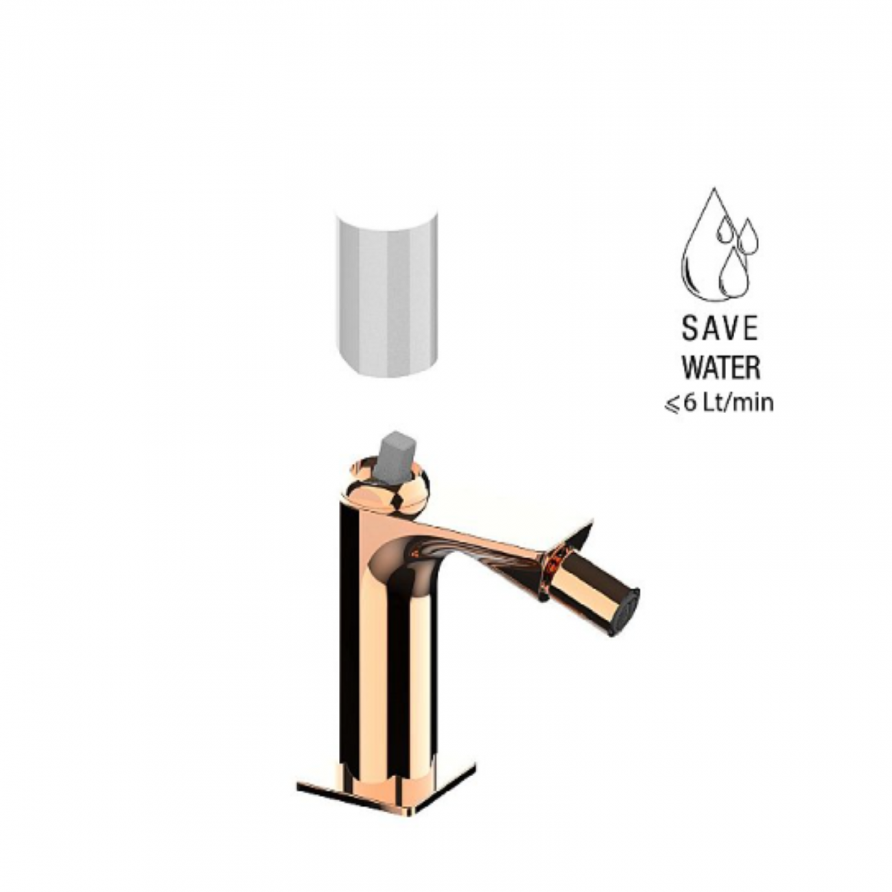 F.lli Frattini Narciso S, Monocommande pour bidet avec échappement 1"1/4