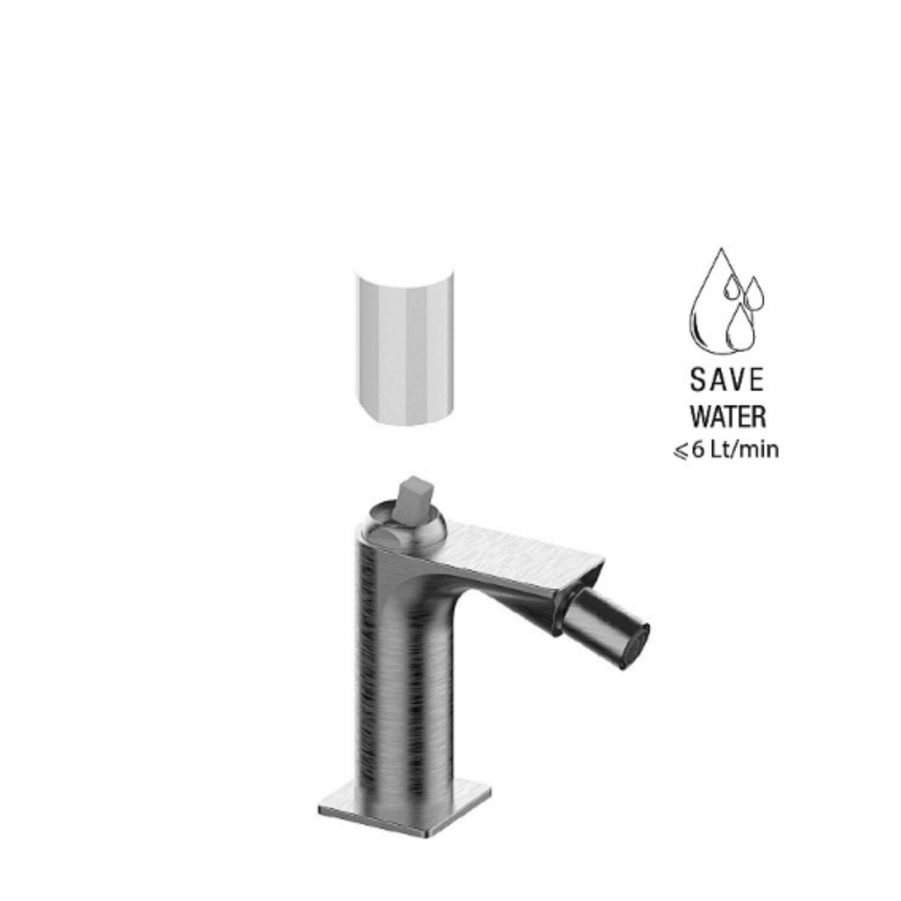 F.lli Frattini Narciso S, Monocommande pour bidet avec échappement 1"1/4