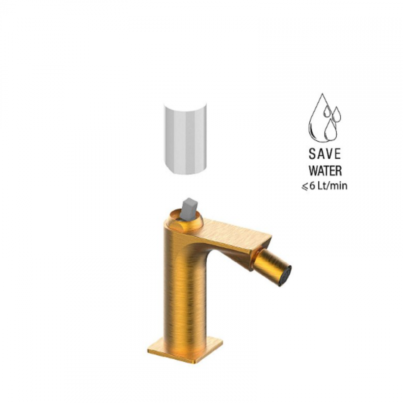 F.lli Frattini Narciso S, Single lever bidet with 1"1/4 drain