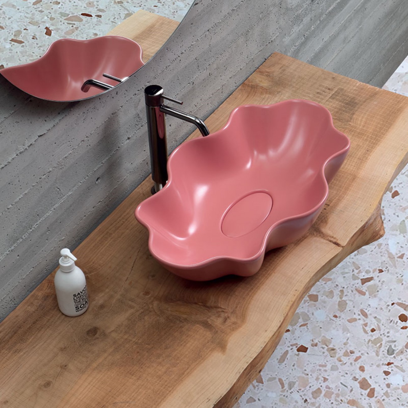 Vitruvit SEASTAR Lavabo d'appoggio cm65x39