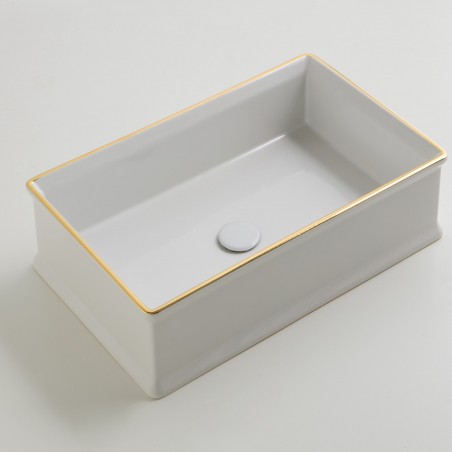 Vitruvit CHARME Lavabo d'appoggio cm62x39