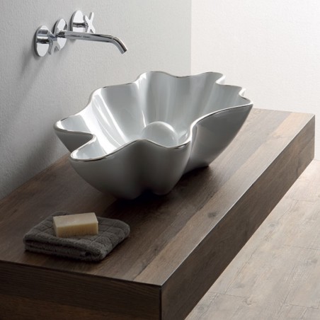 Vitruvit SHELL Countertop Washbasin cm79x42