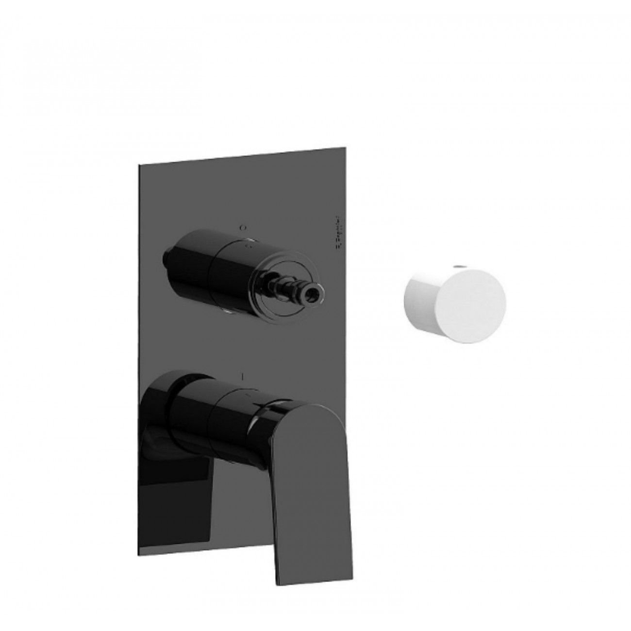 F.lli Frattini Narciso S, Built-in single lever with diverter 2-3 ways