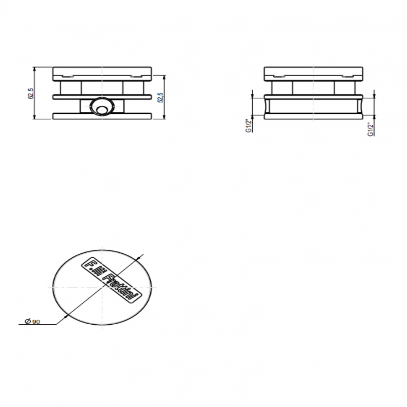 F.lli Frattini Vita, Monocomando lavabo a pavimento