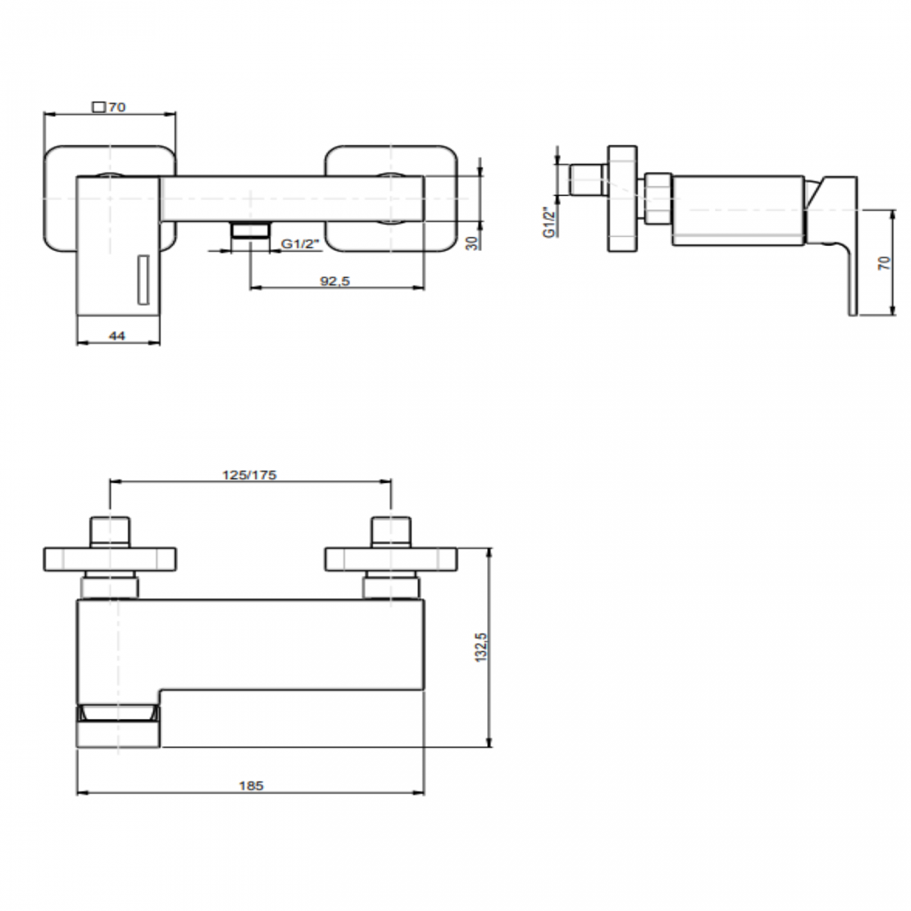 F.lli Frattini Vita, Monocommande extérieure pour douche