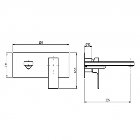 F.lli Frattini Vitadue, Batteria lavabo a parete