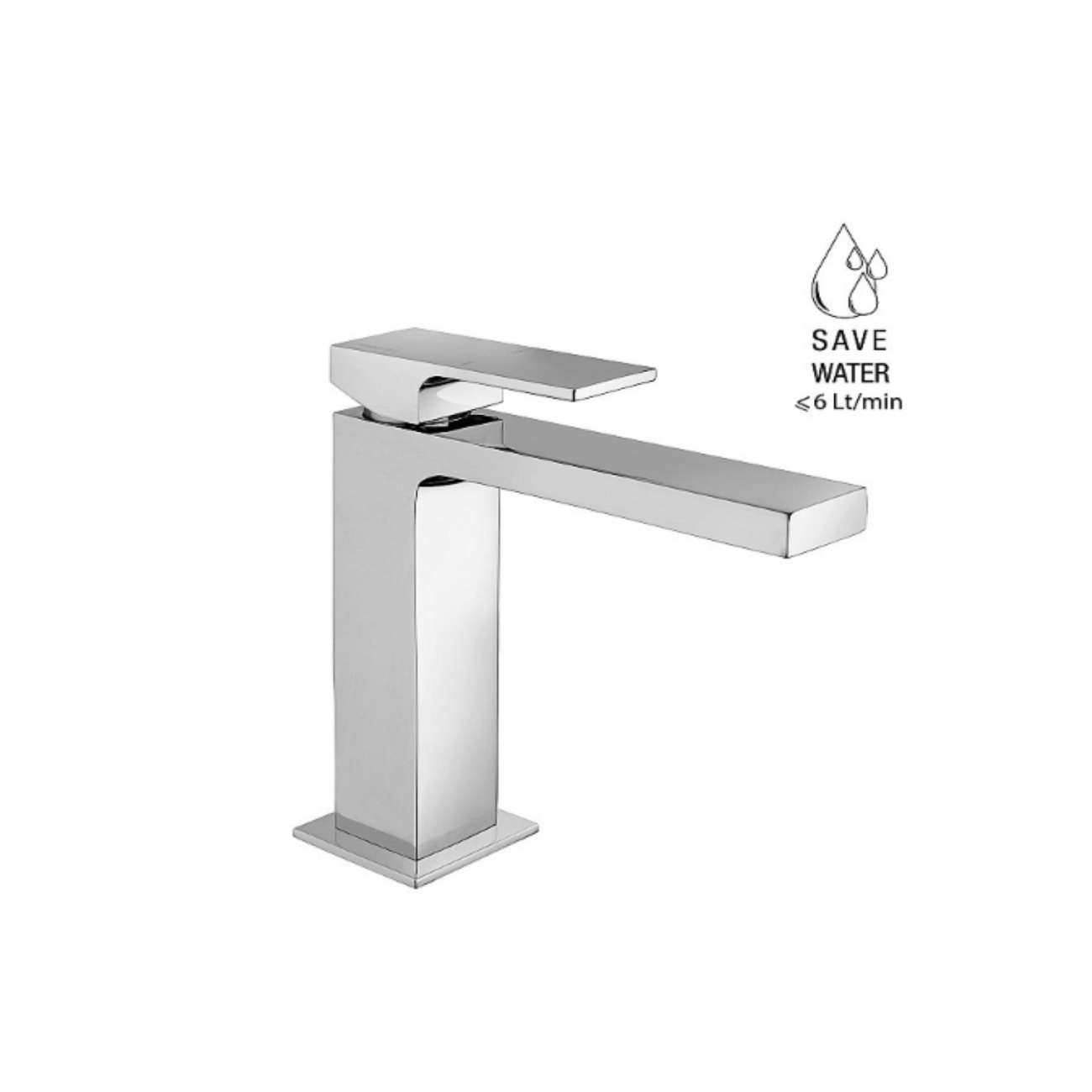 F.lli Frattini Vitadue, Single-lever washbasin mixer without pop-up waste