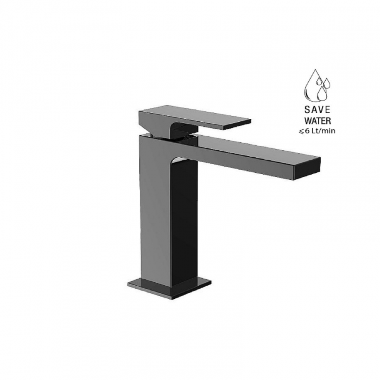 F.lli Frattini Vitadue, Single-lever washbasin mixer without pop-up waste