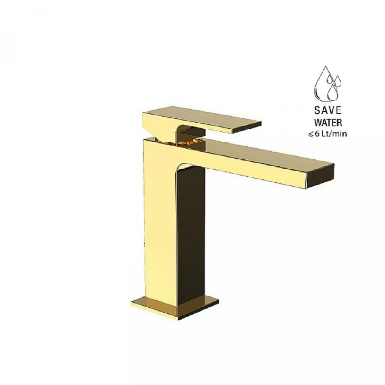 F.lli Frattini Vitadue, Single-lever washbasin mixer without pop-up waste