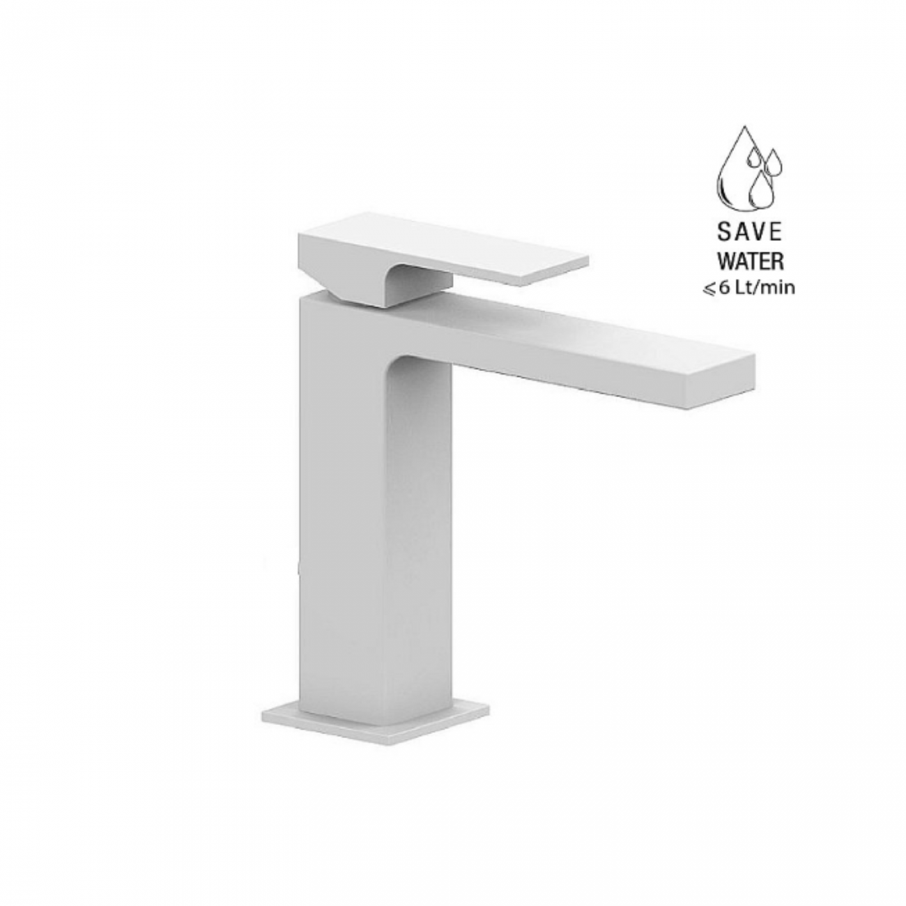 F.lli Frattini Vitadue, Single-lever washbasin mixer without pop-up waste