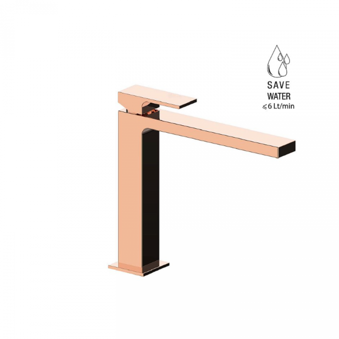 F.lli Frattini Vitadue, Monocomando lavabo modello medio senza scarico