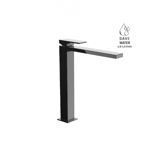 F.lli Frattini Vitadue, High version single-lever washbasin mixer without waste