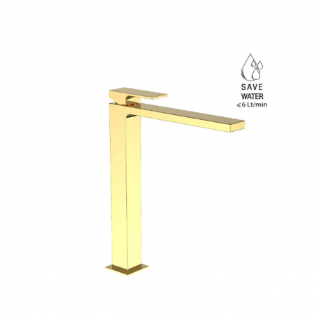 F.lli Frattini Vitadue, High version single-lever washbasin mixer without waste