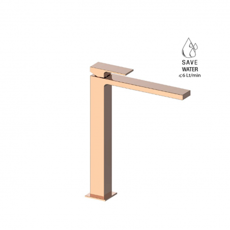 F.lli Frattini Vitadue, High version single-lever washbasin mixer without waste