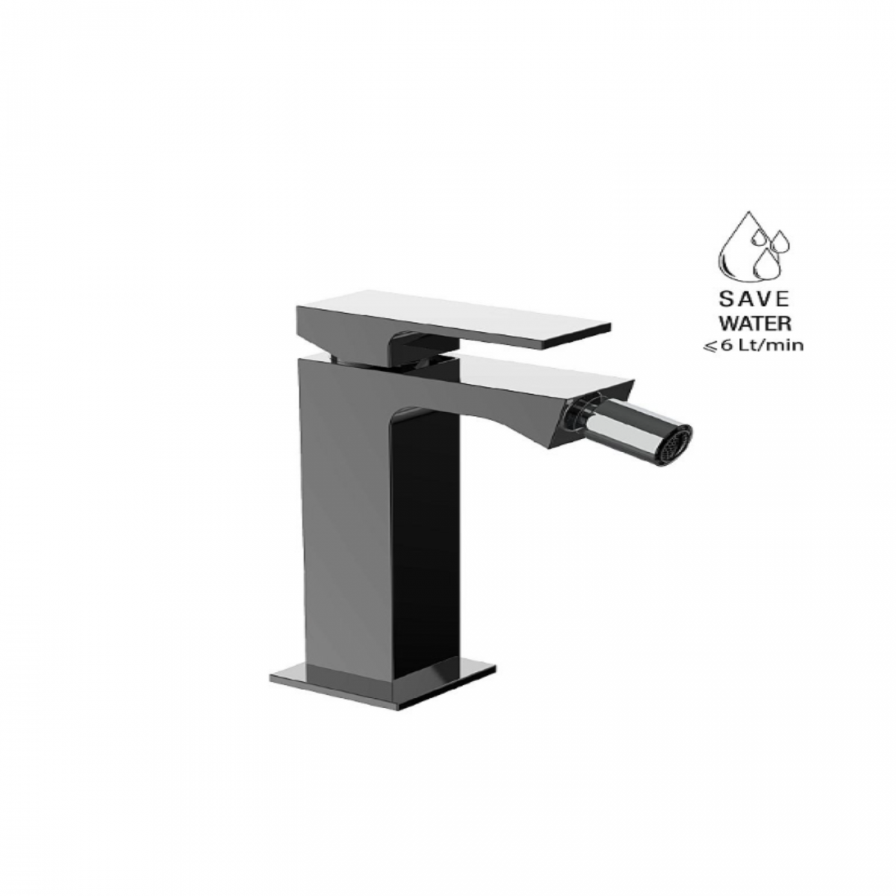 F.lli Frattini Vitadue, Single-lever bidet mixer without pop-up waste