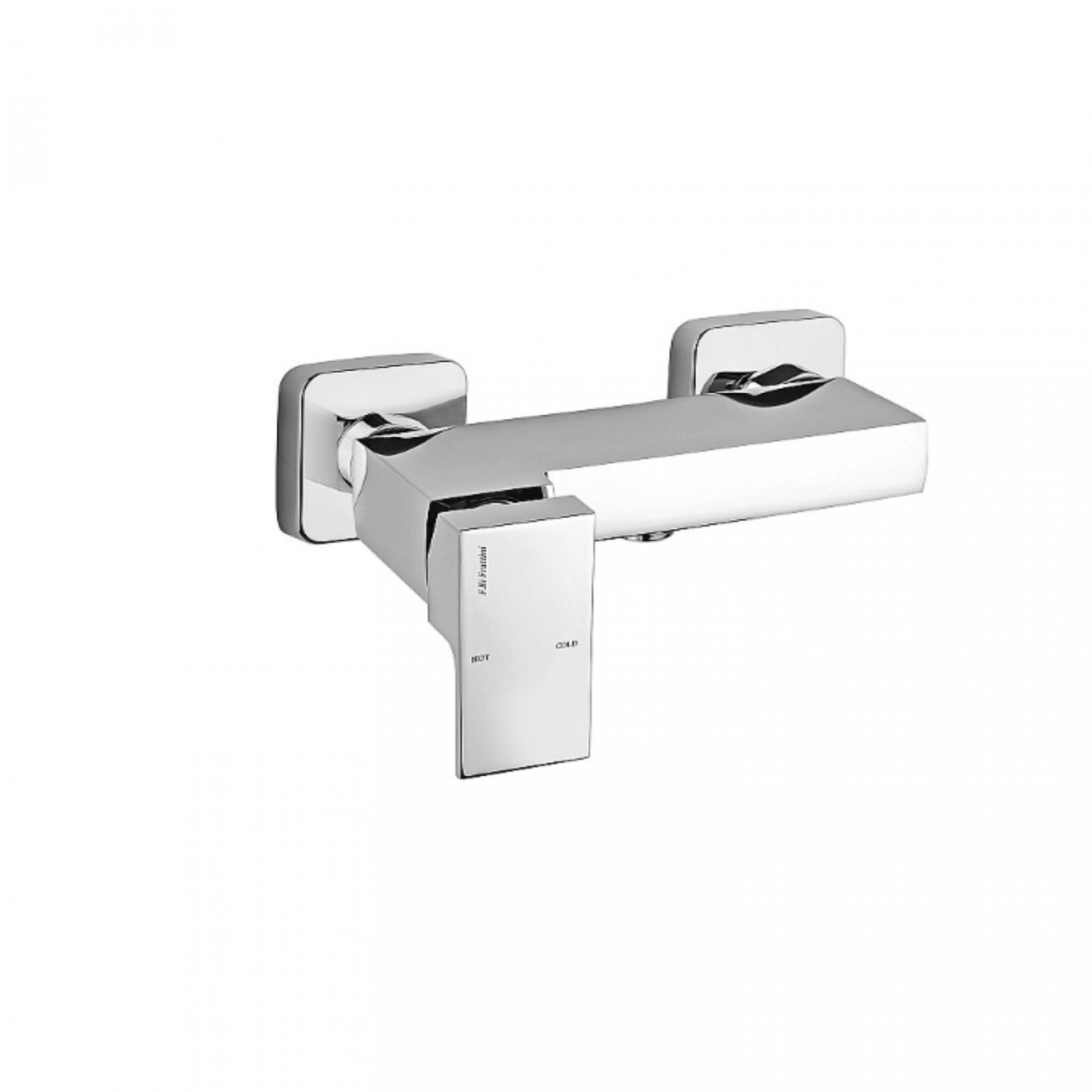 F.lli Frattini Vitadue, External single-lever shower mixer with 1/2 lower connection