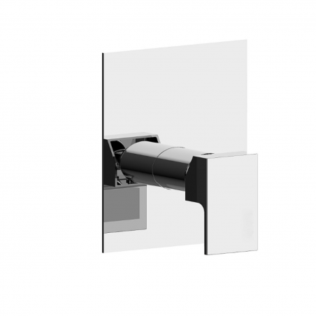 F.lli Frattini Vitadue, Single lever recessed 1 way, brass plate