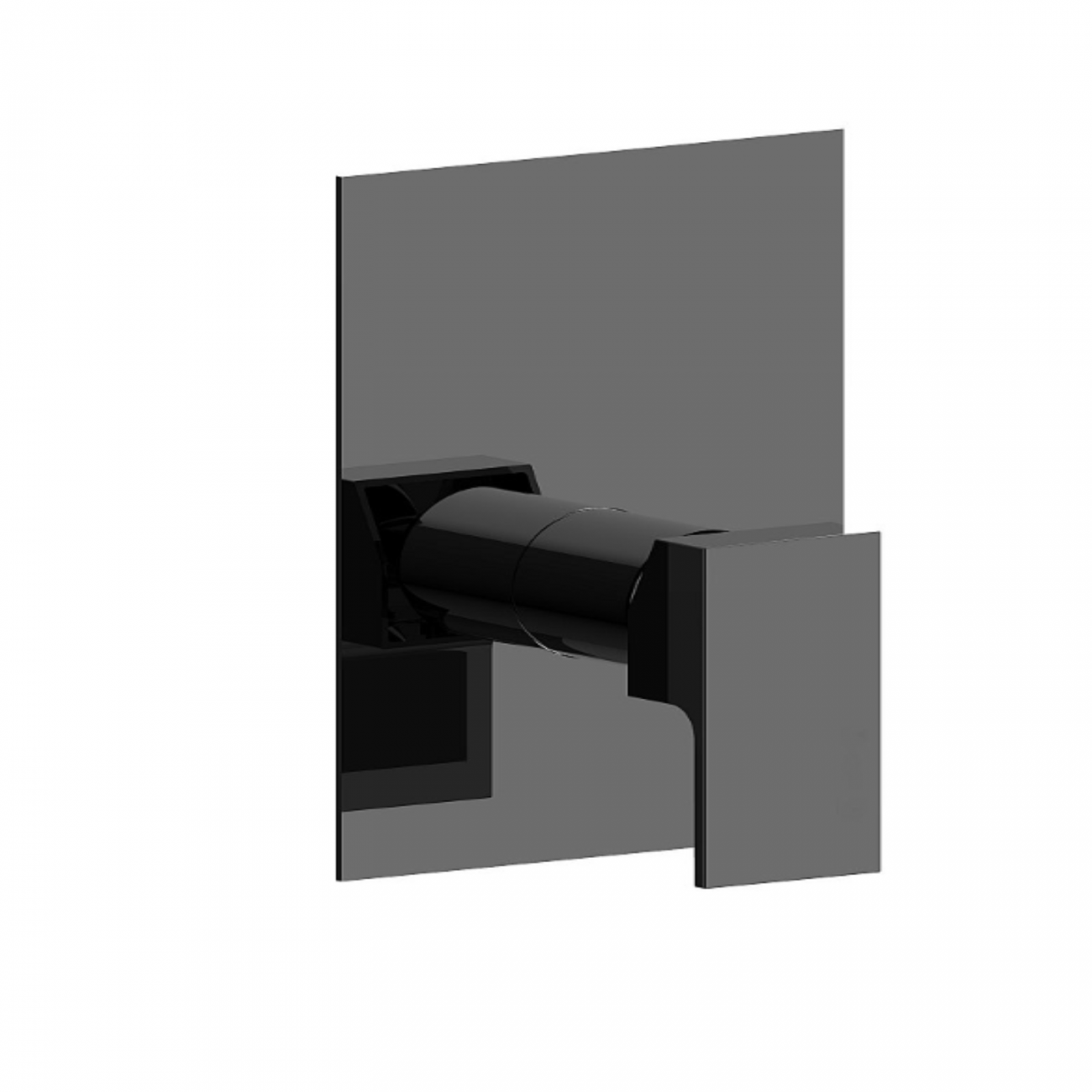 F.lli Frattini Vitadue, Single lever recessed 1 way, brass plate