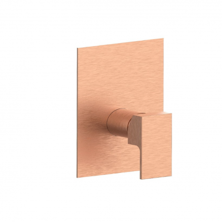 F.lli Frattini Vitadue, Single lever recessed 1 way, brass plate