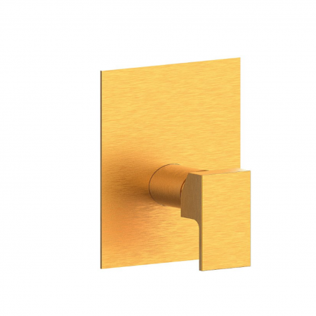 F.lli Frattini Vitadue, Single lever recessed 1 way, brass plate