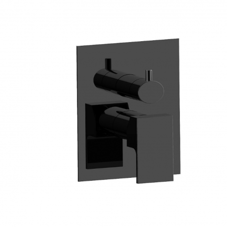 F.lli Frattini Vitadue, Single-lever recessed 2-way, brass plate