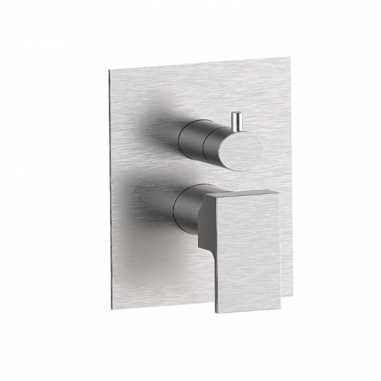 F.lli Frattini Vitadue, Monocommande encastrée à 2 voies, plaque en laiton