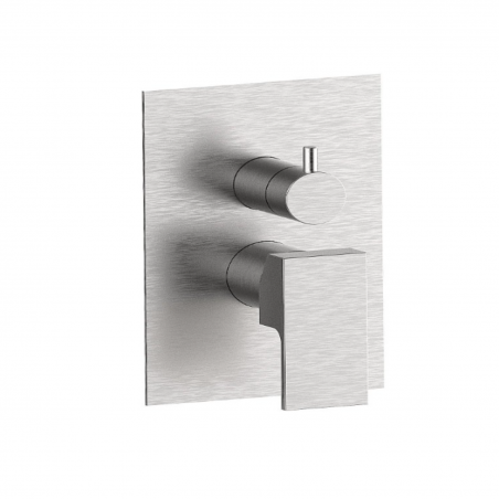 F.lli Frattini Vitadue, Monocommande encastrée à 2 voies, plaque en laiton