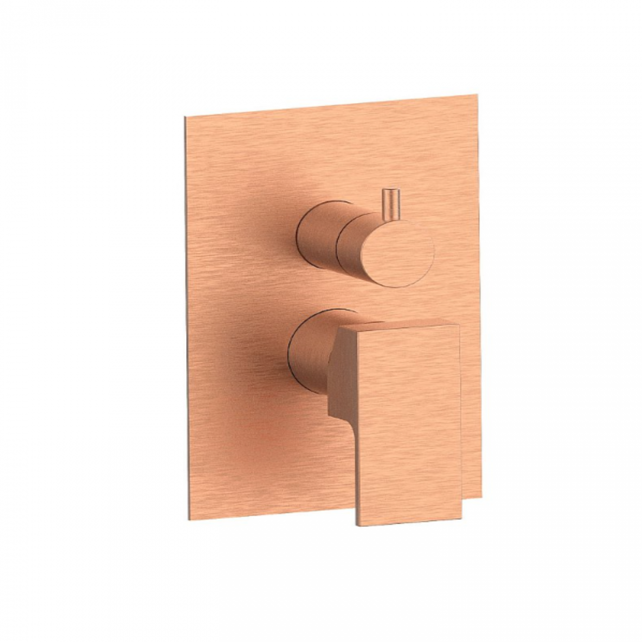 F.lli Frattini Vitadue, Single-lever recessed 2-way, brass plate