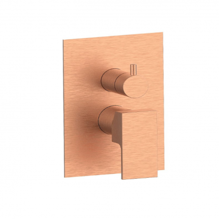 F.lli Frattini Vitadue, Single-lever recessed 2-way, brass plate