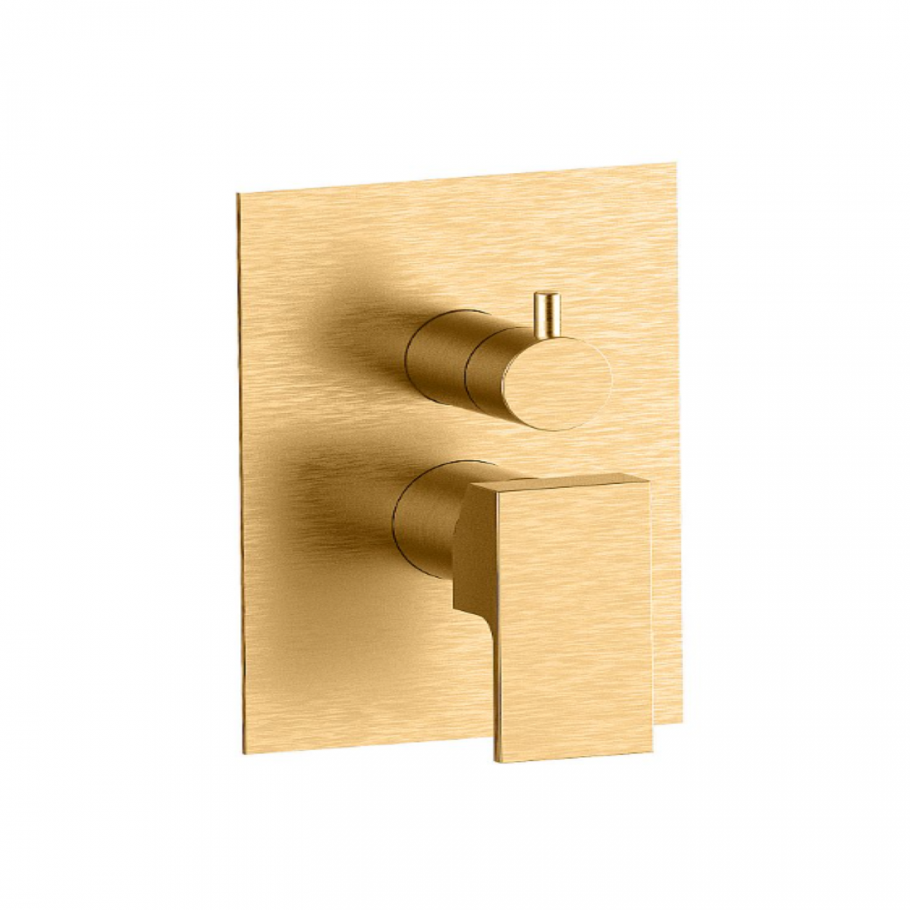 F.lli Frattini Vitadue, Single-lever recessed 2-way, brass plate