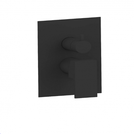 F.lli Frattini Vitadue, Single-lever recessed 2-way, brass plate