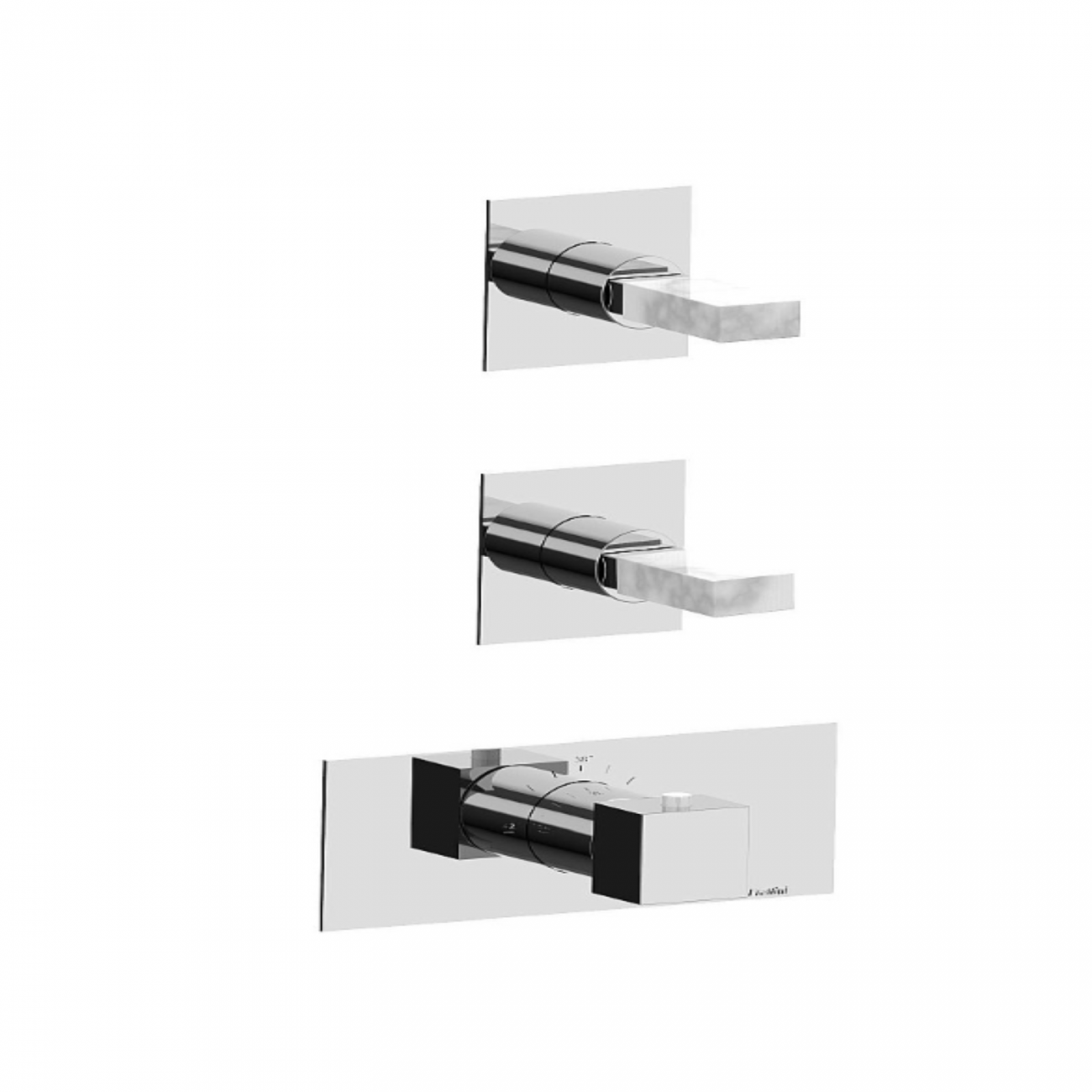 F.lli Frattini Vita M Style, Built-in thermostatic mixer 2 ways
