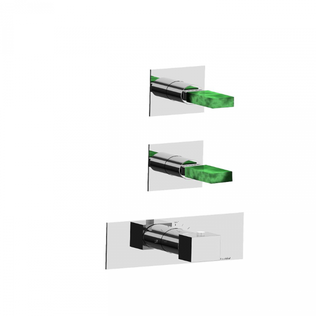 F.lli Frattini Vita M Style, Built-in thermostatic mixer 2 ways