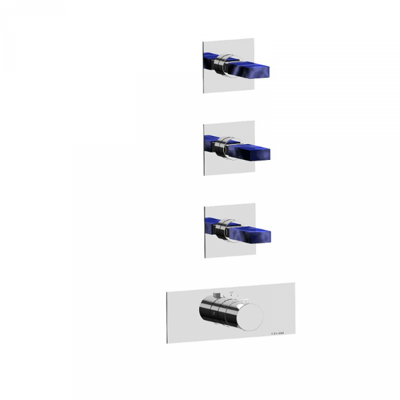 F.lli Frattini Vita M Style, Mélangeur thermostatique encastré 3 voies