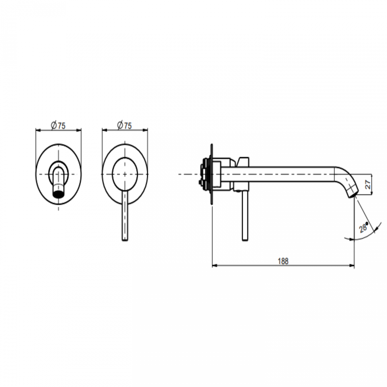 F.lli Frattini Pepe XL, Batteria lavabo a prete