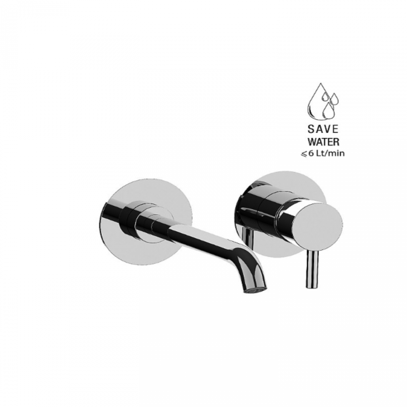 F.lli Frattini Pepe XL, Battery washbasin wall mounted