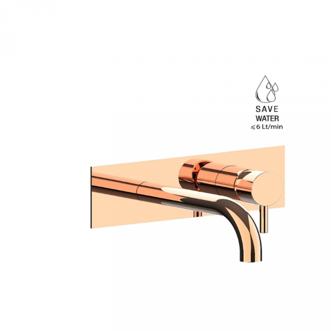 F.lli Frattini Pepe XL, Battery washbasin wall, brass plate