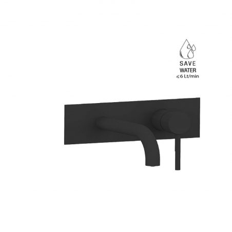 F.lli Frattini Pepe XL, Battery washbasin wall, brass plate