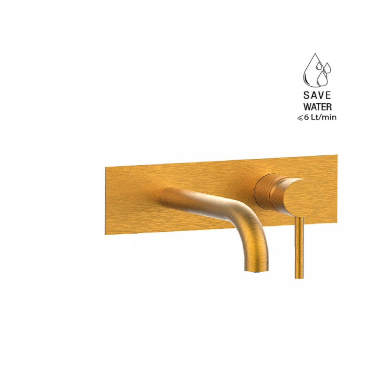 F.lli Frattini Pepe XL, Wall-mounted washbasin battery without drain