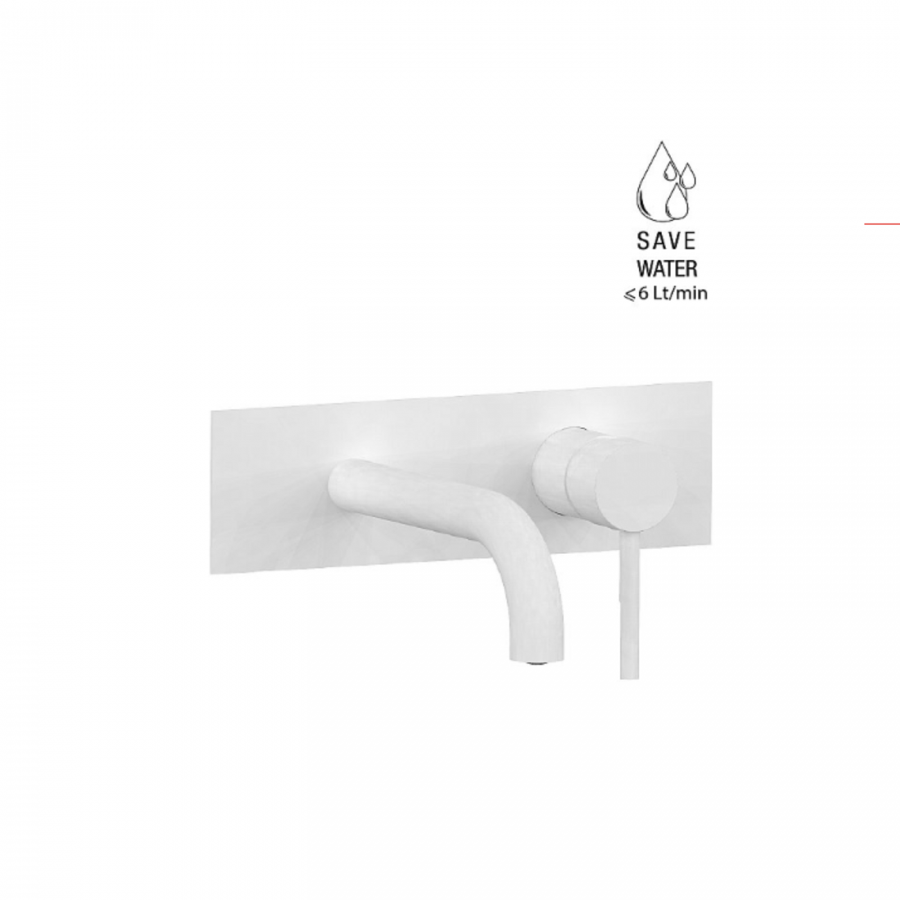 F.lli Frattini Pepe XL, Wall-mounted washbasin battery without drain