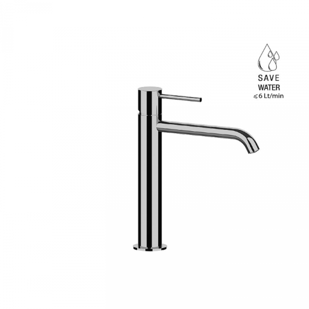 F.lli Frattini Pepe XL, Monocomando lavabo modello medio senza scarico