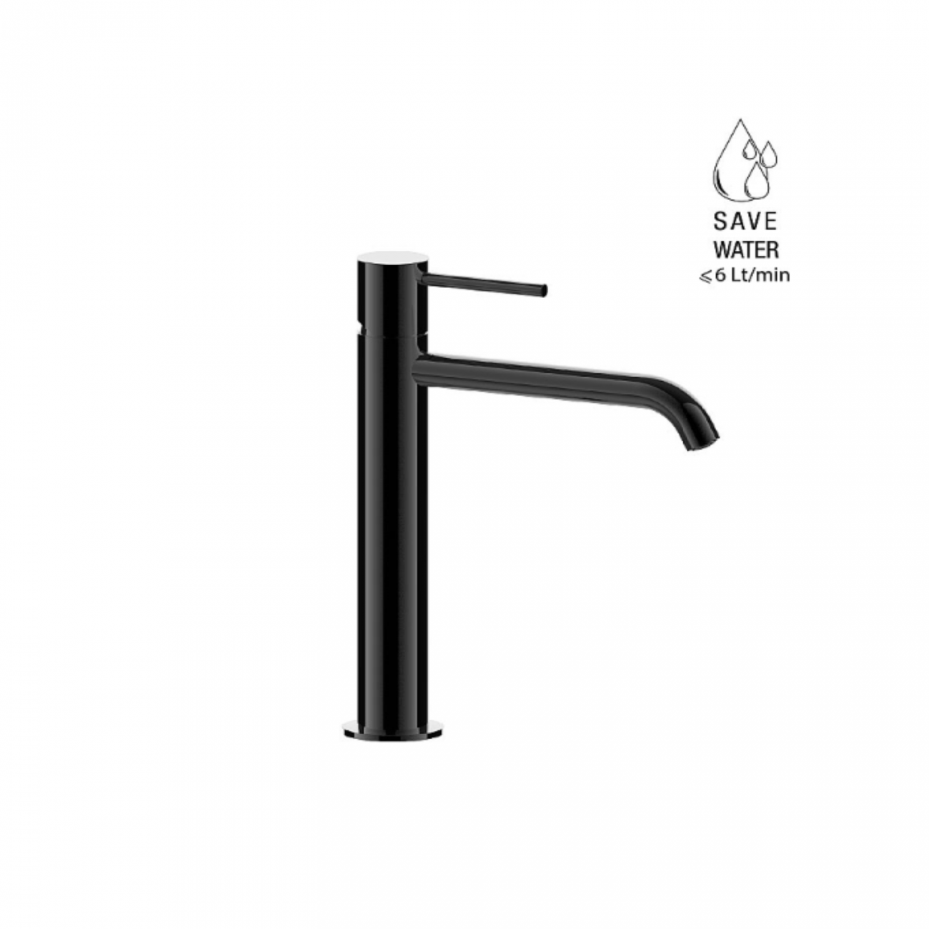 F.lli Frattini Pepe XL, Medium version single-lever washbasin mixer without waste