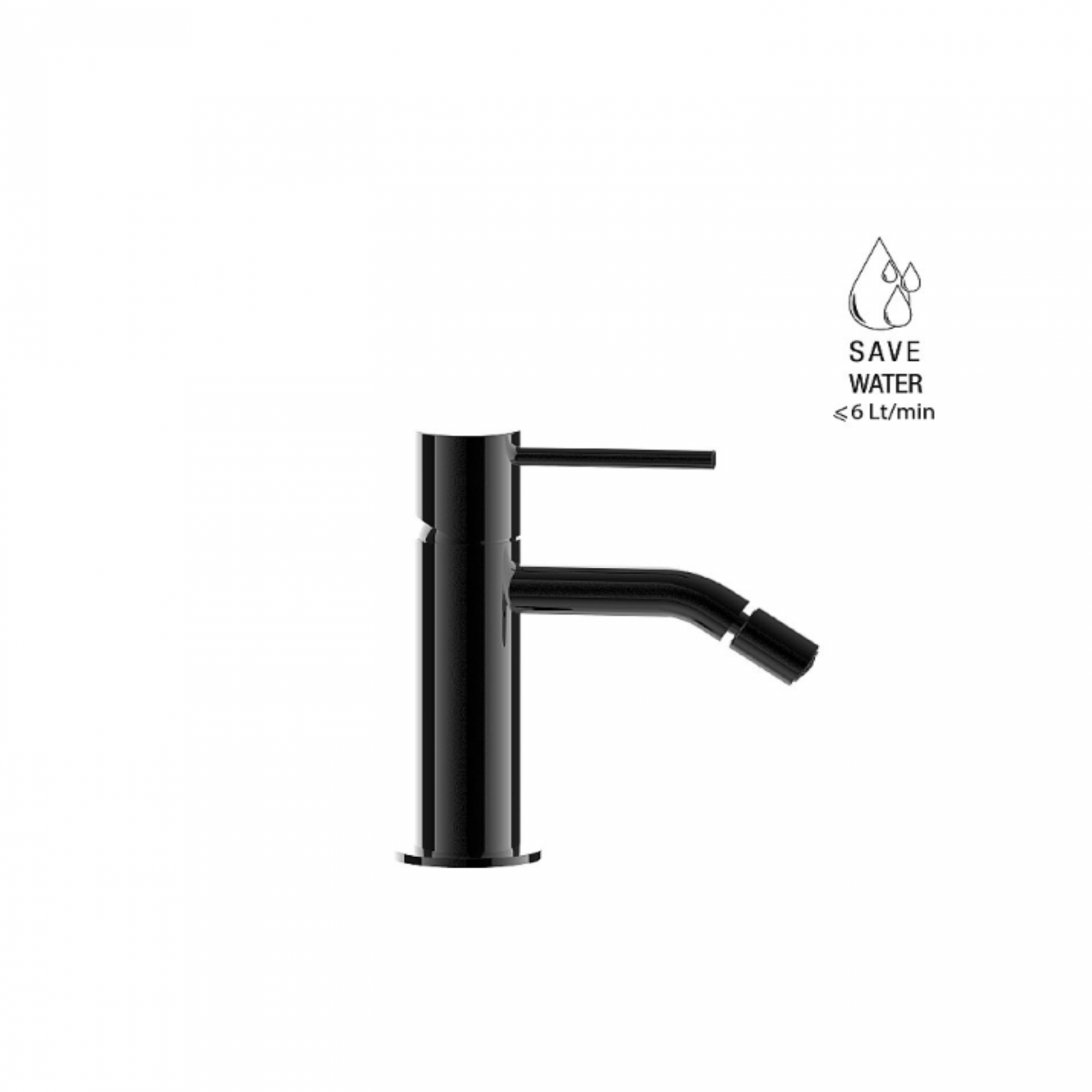 F.lli Frattini Pepe XL, Single-lever bidet mixer with 11/4 pop-up waste