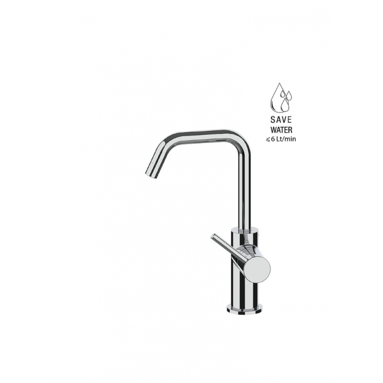 F.lli Frattini Pepe XL, Monocomando lavabo canna a doppia curvatura