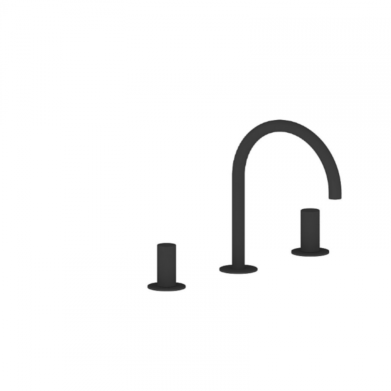 F.lli Frattini Pepe XL, Batterie de lavabo avec bouche haute fixe