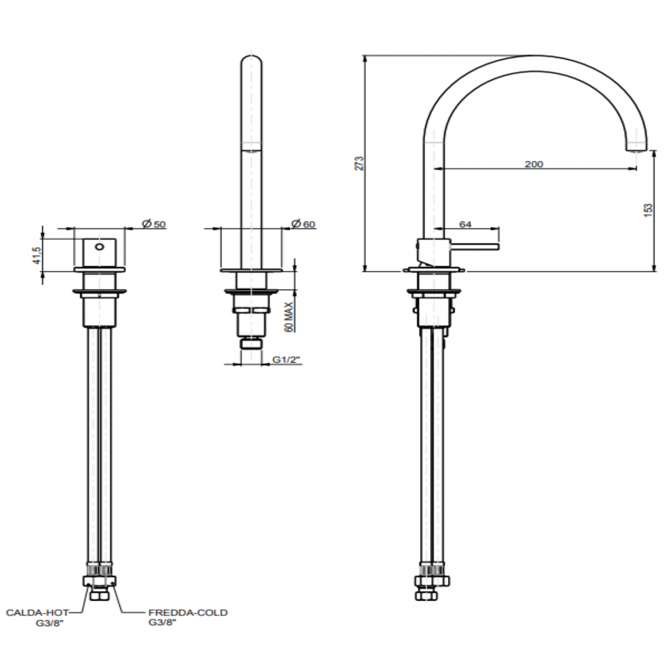 F.lli Frattini Pepe XL, Lavabo con comando remoto